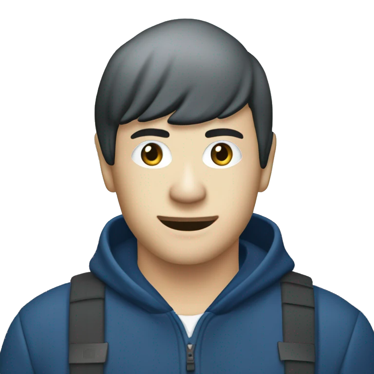Dark blue car Honda crv 2002 year emoji