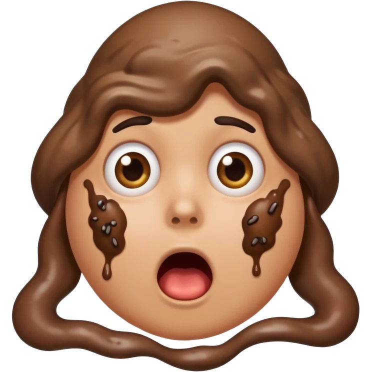💩+😱 emoji