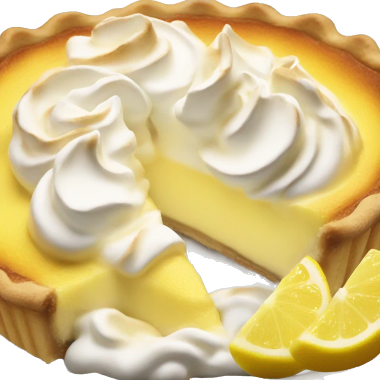 a slice of lemon meringue pie emoji