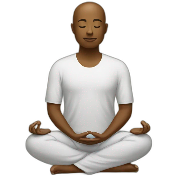 Meditation emoji