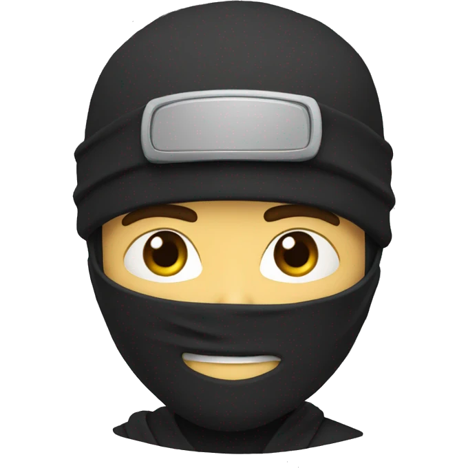 Ninja con una corona emoji