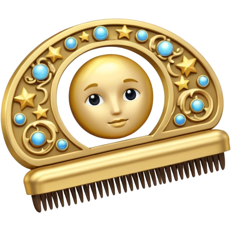 horoscope hairbrush emoji