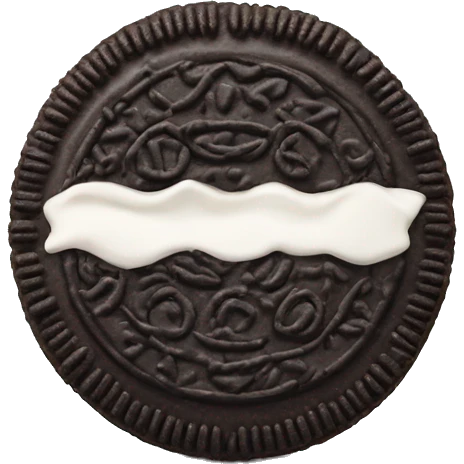 jumbo oreo cookie emoji