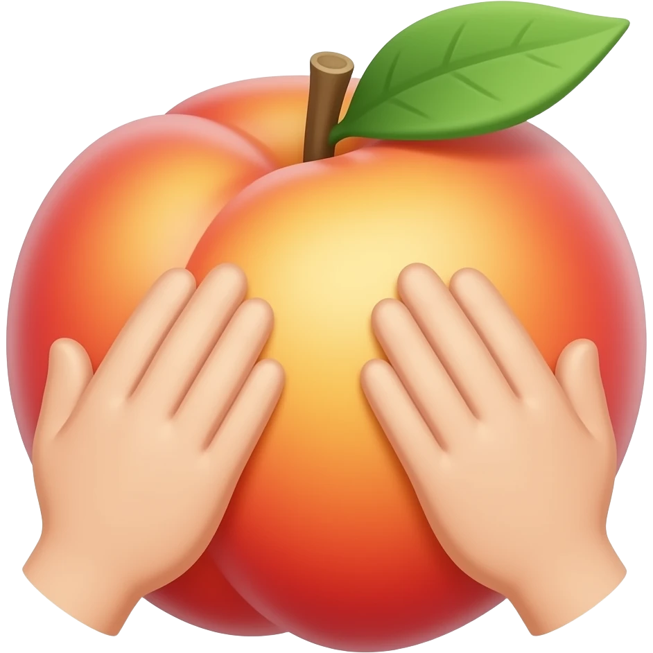 🍑👏 emoji