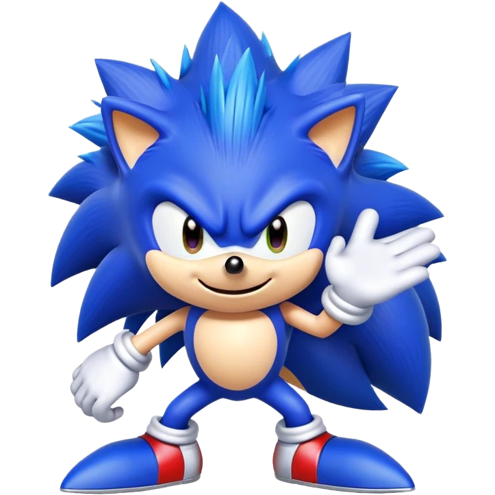 Sonic the hedgehog emoji