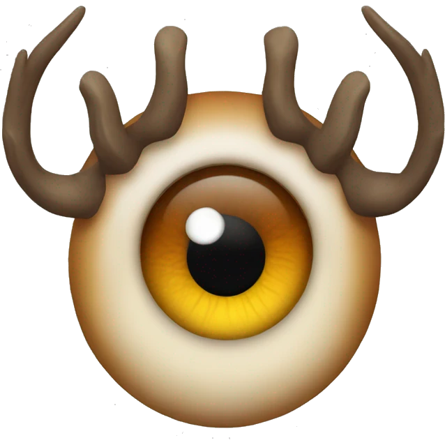 Eye deer emoji