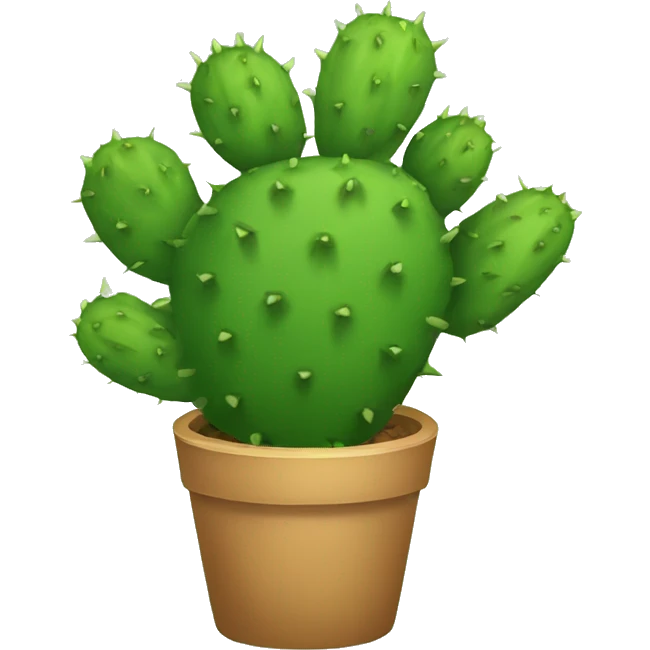 round Nopal emoji