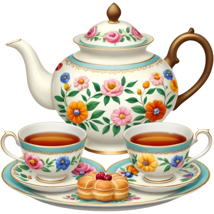 tea party emoji
