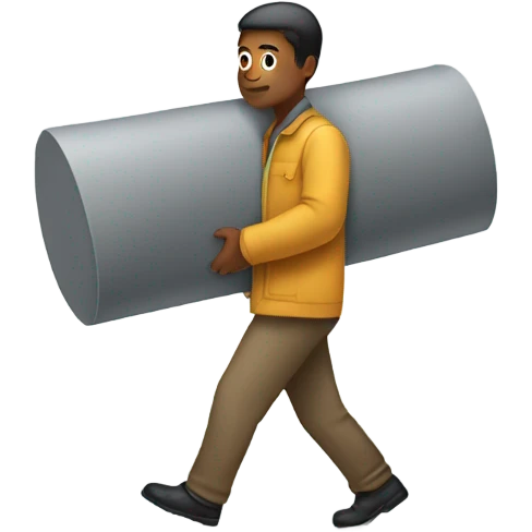  person carrying material  emoji