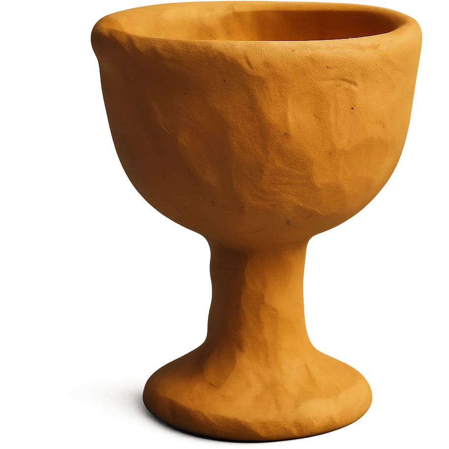 claymation style grail cup emoji