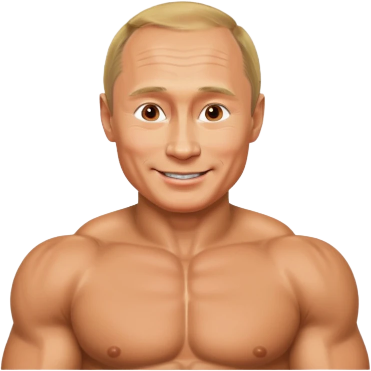 Putin with muscles emoji