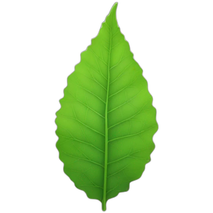 green leaf emoji