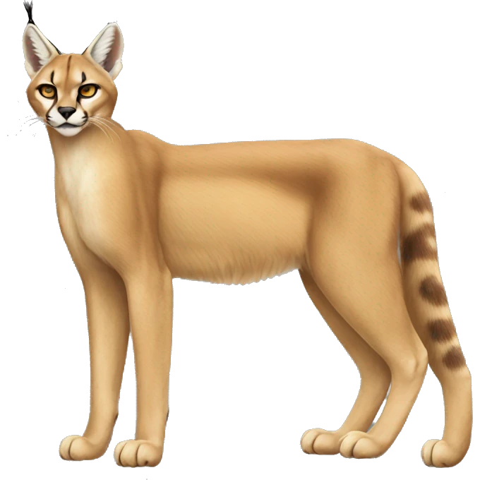 Lynx-Caracal-Serval full body emoji
