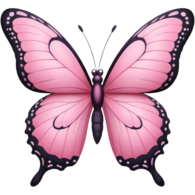 pink butterfly emoji
