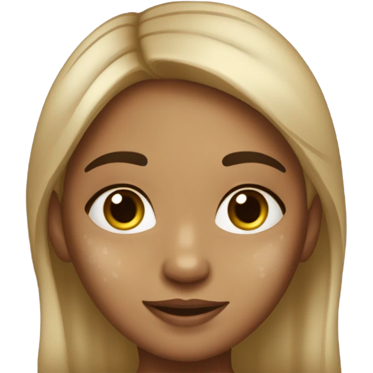Hyperpigmentation girl  emoji