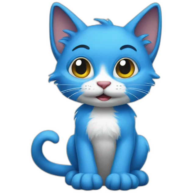 smurf cat emoji