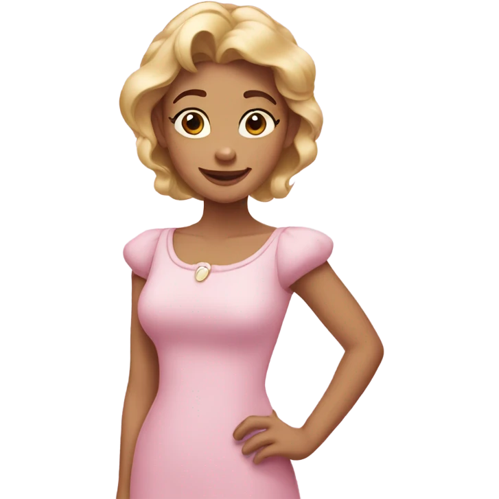 Light pink Disney  emoji