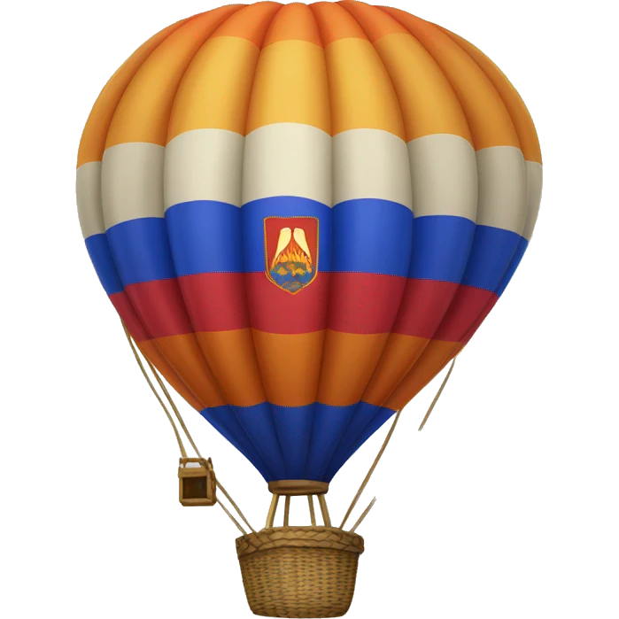 Hot air balloon with Armenian flag  emoji