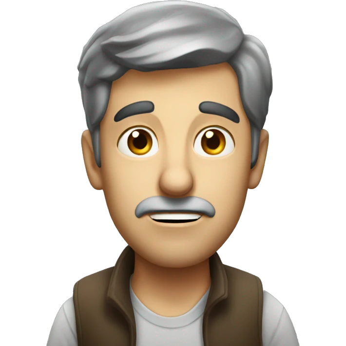 French man have a surprised  emoji