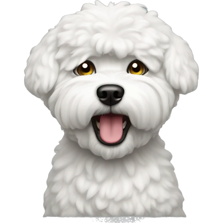 Mad bichon emoji