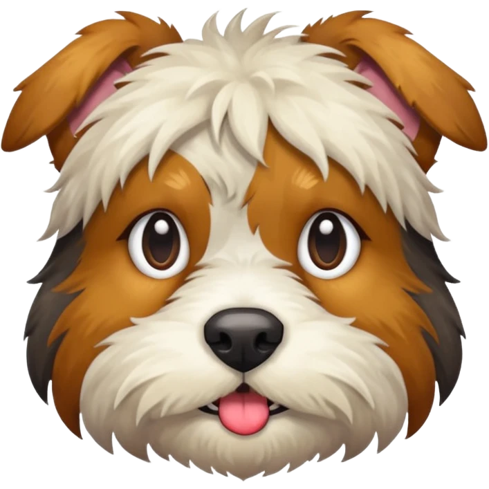 Ugly dog emoji