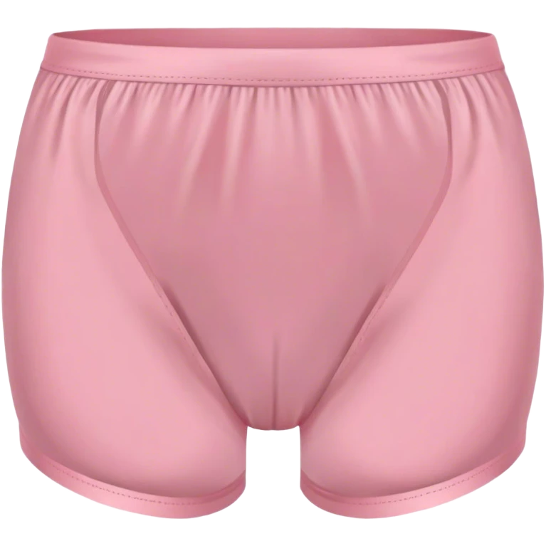 powder pink panties on regulation emoji