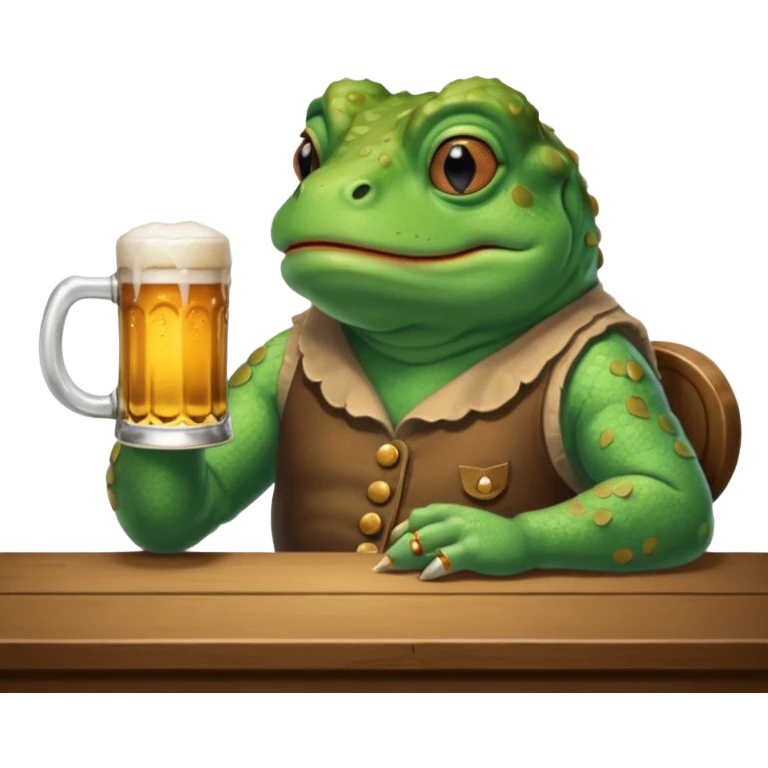 bufo drinking kölsch beer emoji