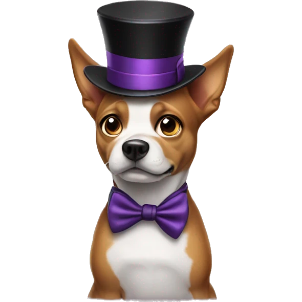magician dog emoji