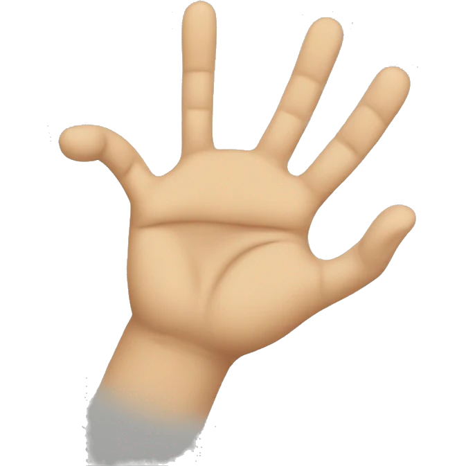 high five feet emoji