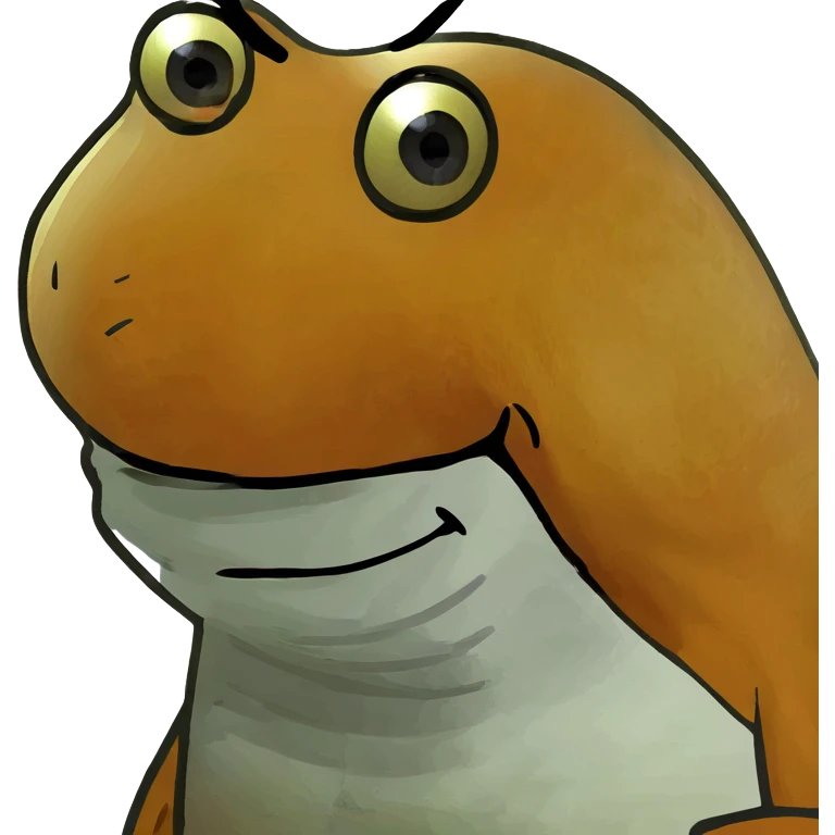 goldfish with funny face, goofy expression emoji
