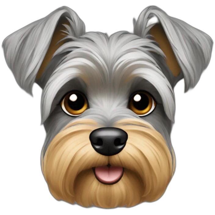 schnauzer yorkie lighter emoji