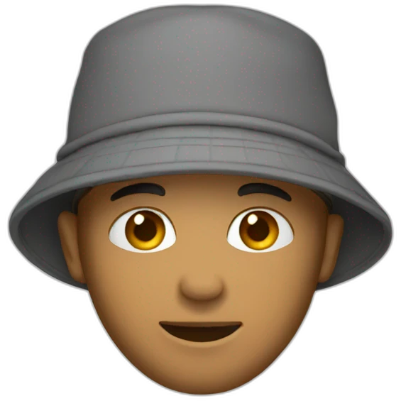 bucket hat emoji