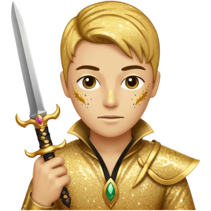 Glitter assassin emoji