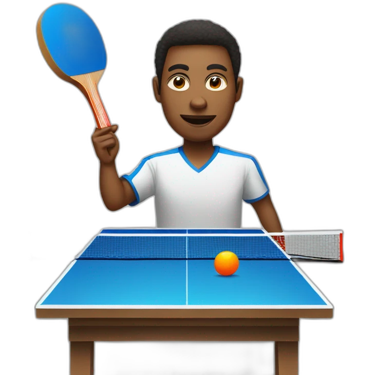 Play ping pong emoji