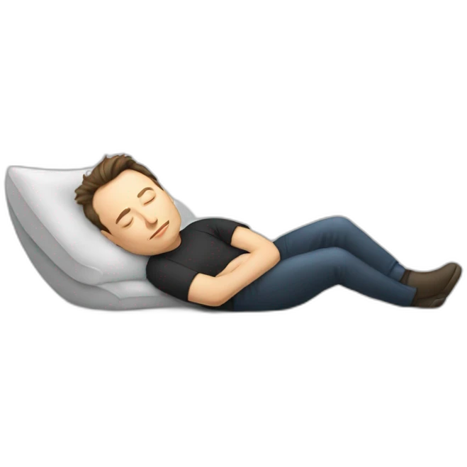Elon musk sleeping emoji