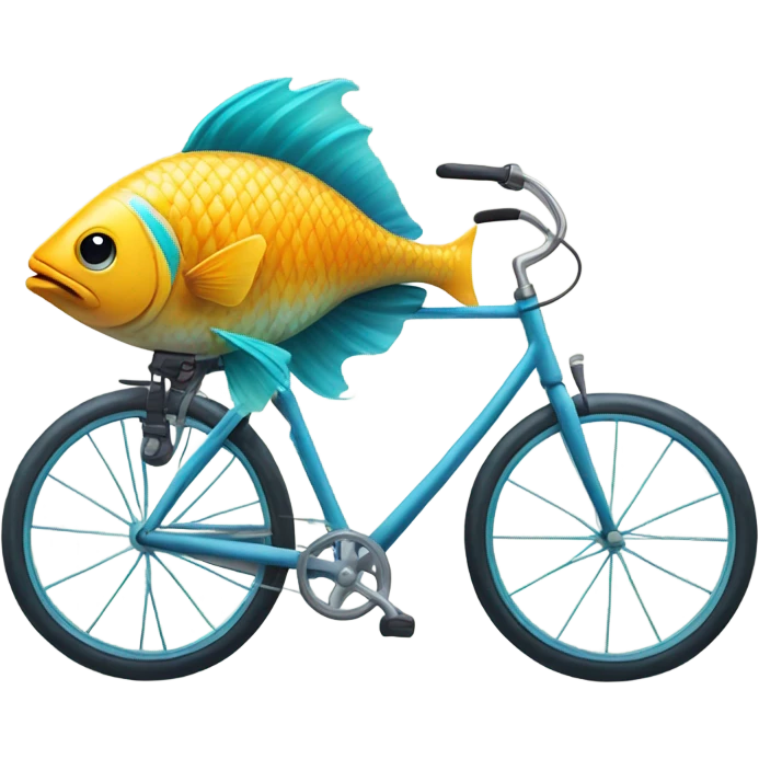 fish on a bike emoji