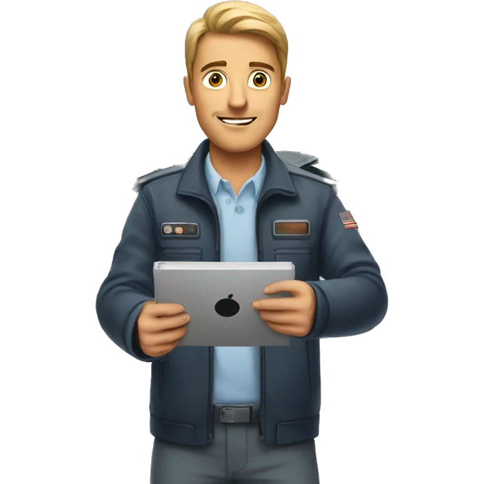 Guy holding a drone control panel in his hands without a drone emoji