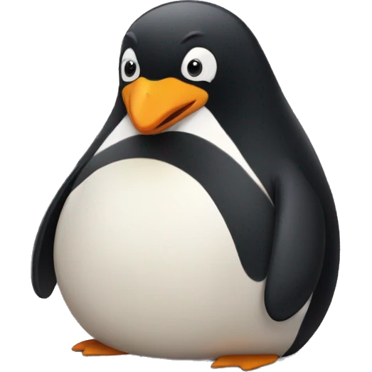 penguin big belly emoji