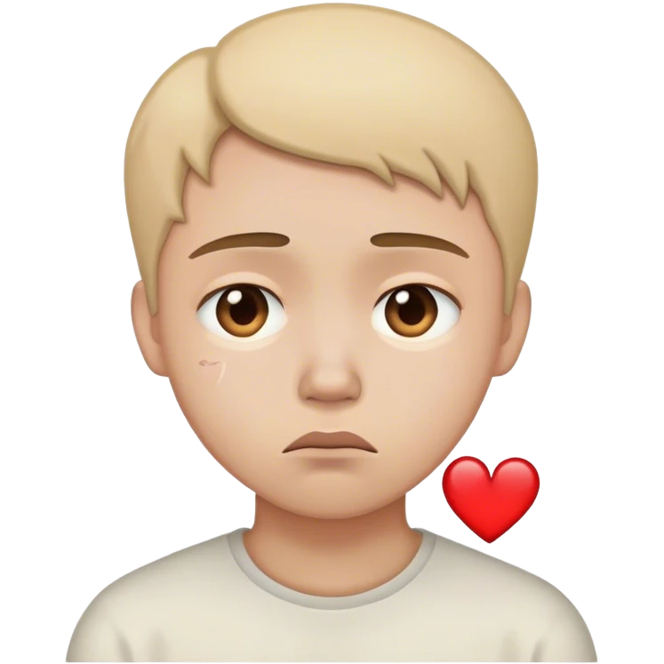 person with heart broken emoji