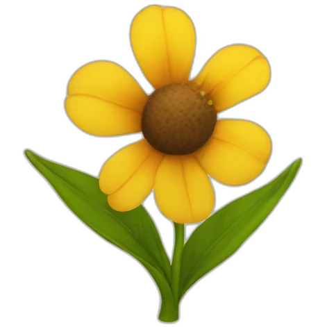 Ladrón y flor emoji