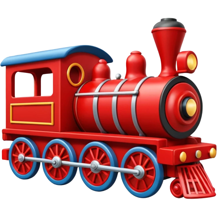 train toy made of wood only emoji