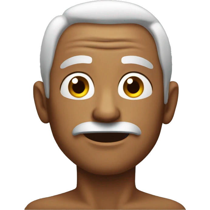 Old man with abs emoji