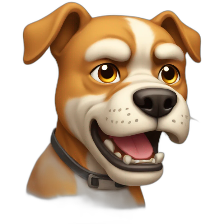 angry dog emoji