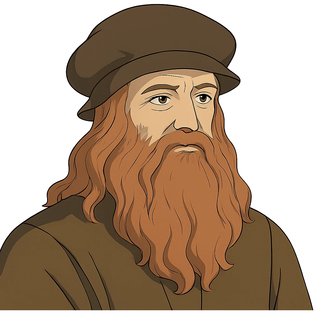 Leonardo da Vinci emoji