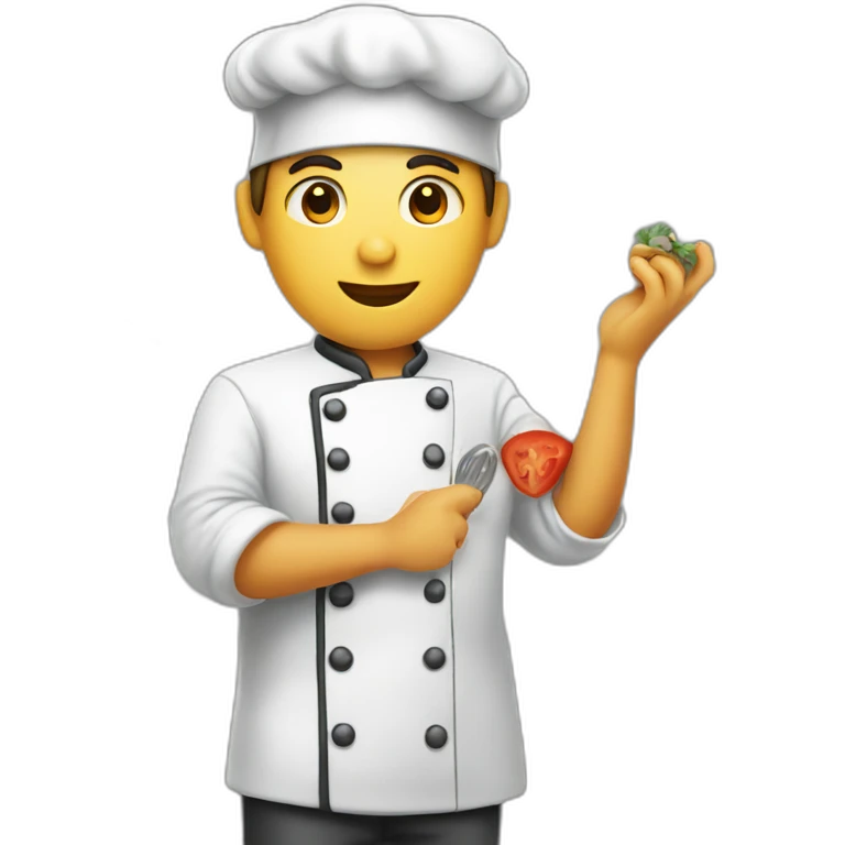 chef playing video games emoji