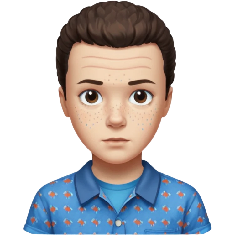 Eleven from stranger things season 3 emoji