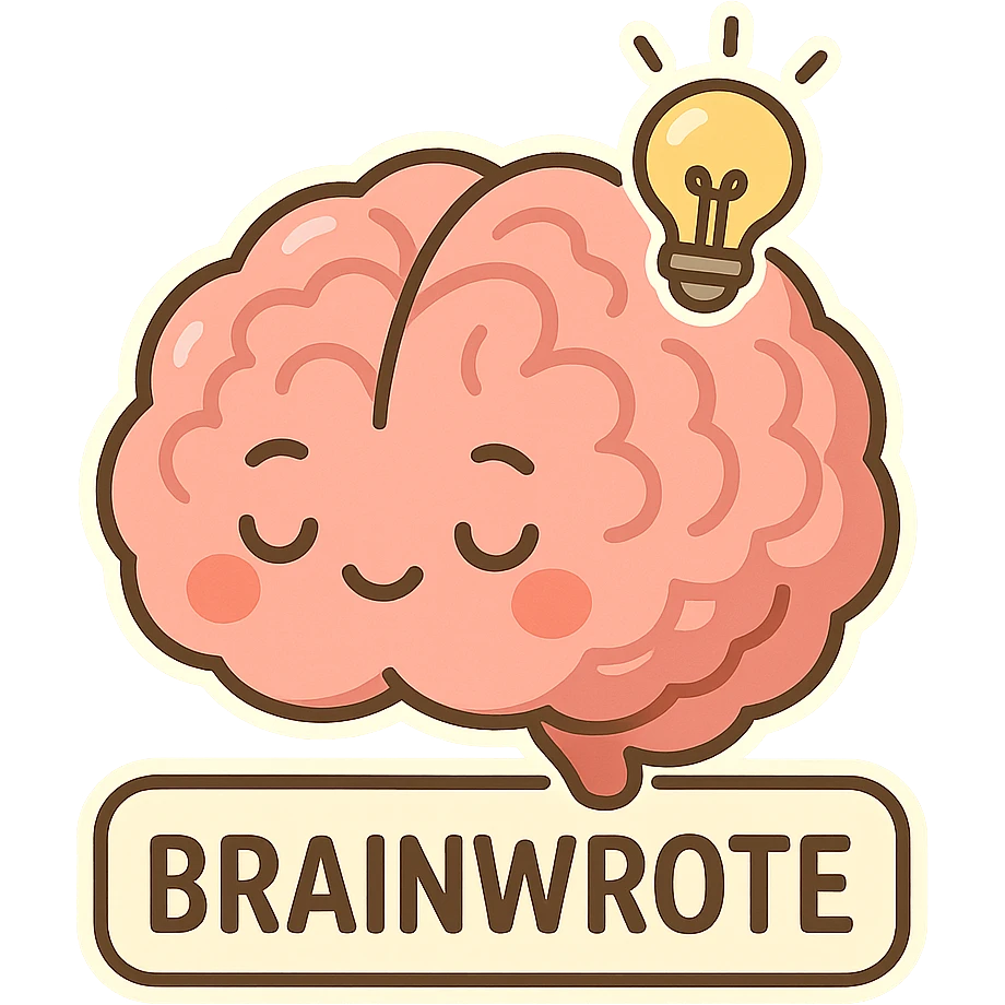 Brainwrote icon emoji
