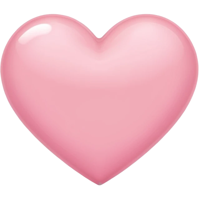 light pink heart emoji
