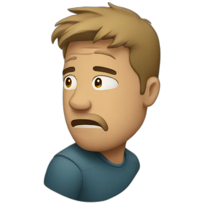 Man crying  emoji