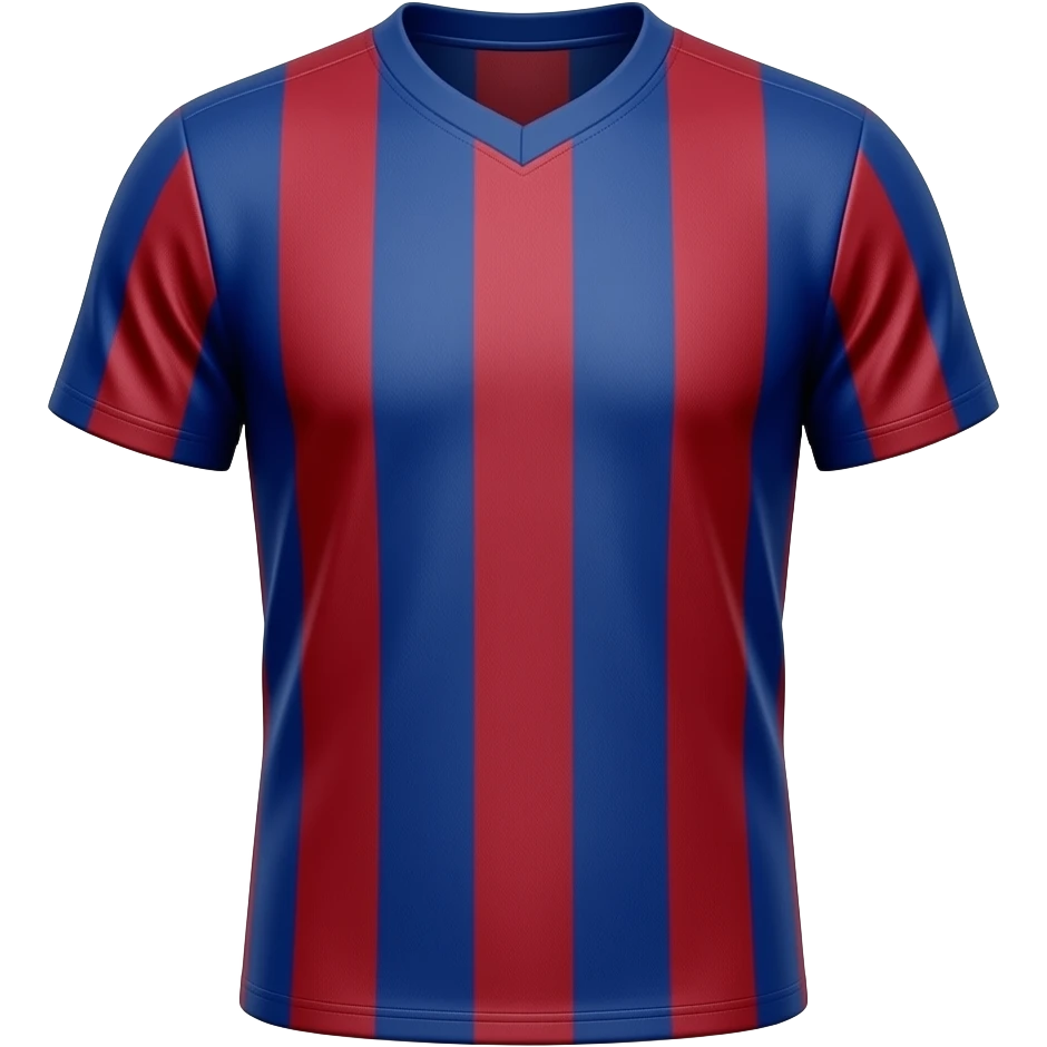 Make the jersey in red and blue color emoji